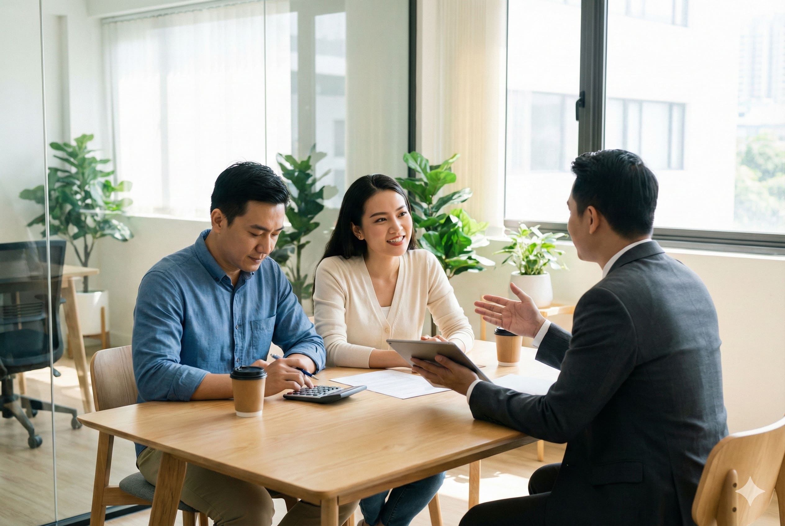與房仲及屋主進行議價談判