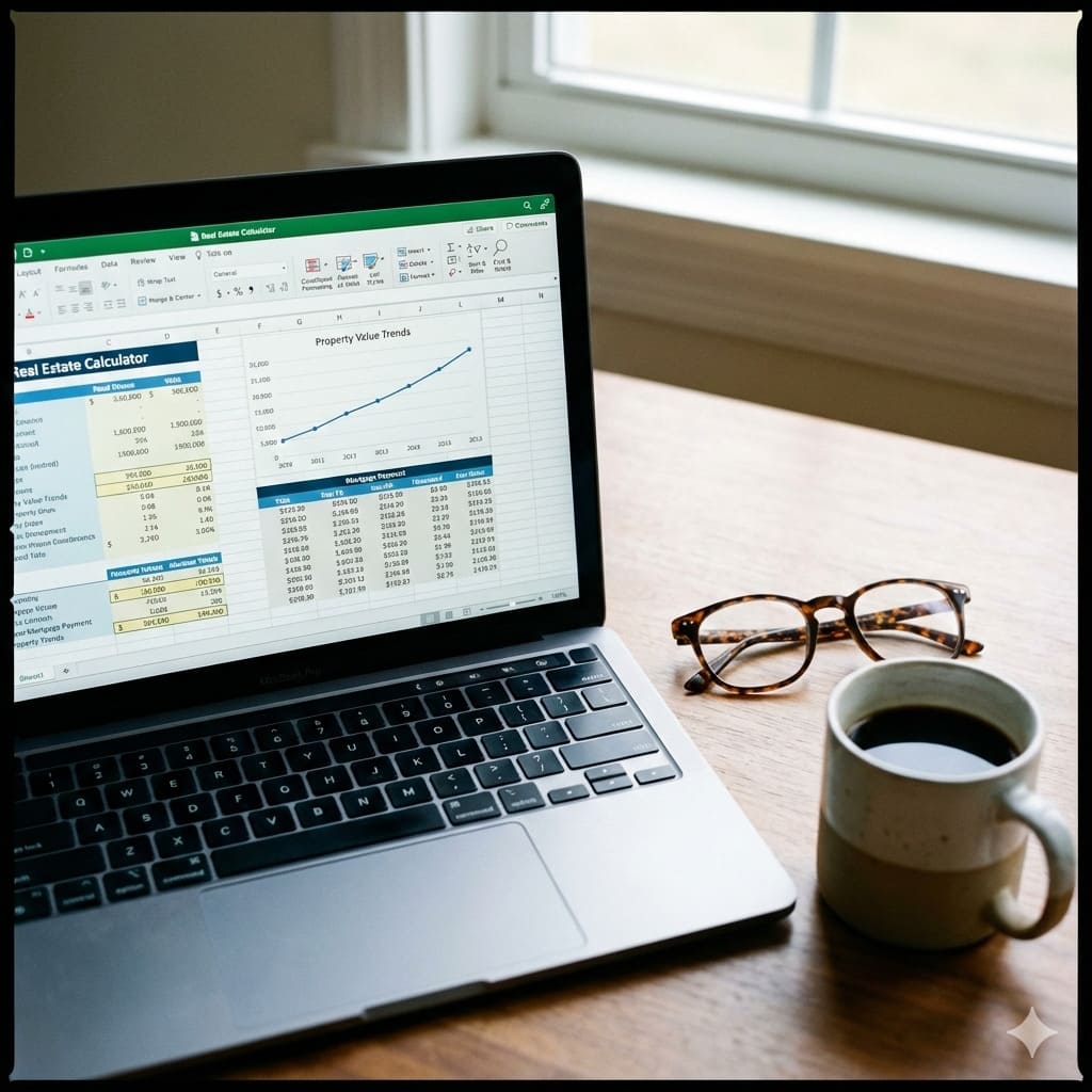 買房議價計算模板：評估合理房價與貸款