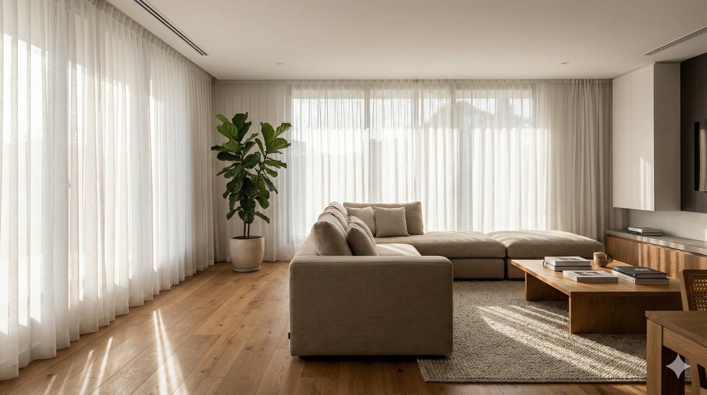 現代簡約風客廳設計：木兮全屋訂製完工實景