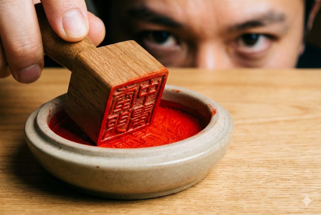 用印時確認印章不離身，隨時在視線範圍內