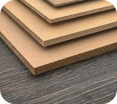 MDF fiberboard panels
